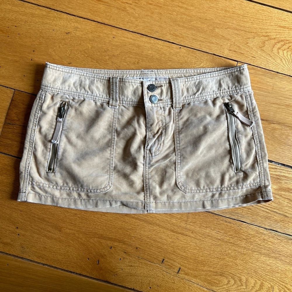 Abercrombie&Fitch corduroy mini skirt